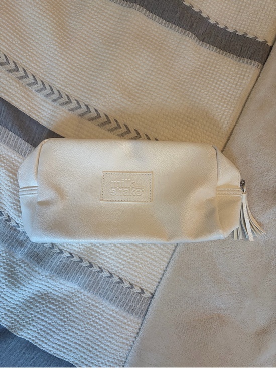 Milkshake Handbags - Milkshake Cream Cosmetic Pouch with Tassel Zipper